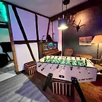 아파트 Bookeinfach - Private - Sauna Jacuzzi Whirlpool Swimmingpool Alahna Sup Beachvolleyball Billiards Ping Pong Cinema Theater Music Disco Ball Bbq Und Parkplaetze 바트엠스